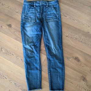 American Eagle hi rise jegging crop